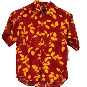 Vintage Y2K NWT JAMS WORLD Boys S 6-7 Short Sleeve Shirt Button Down Hawaiian